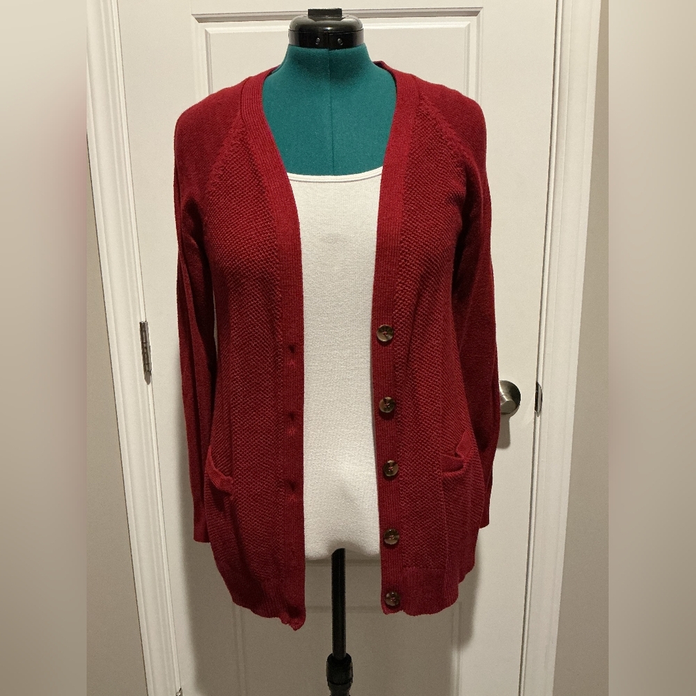 Old Navy Women's Deep Red Cardigan